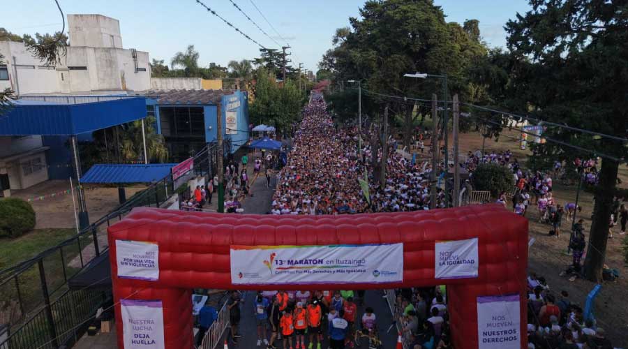 UCIADI acompañó la gran maratón 8 de marzo en Ituzaingó